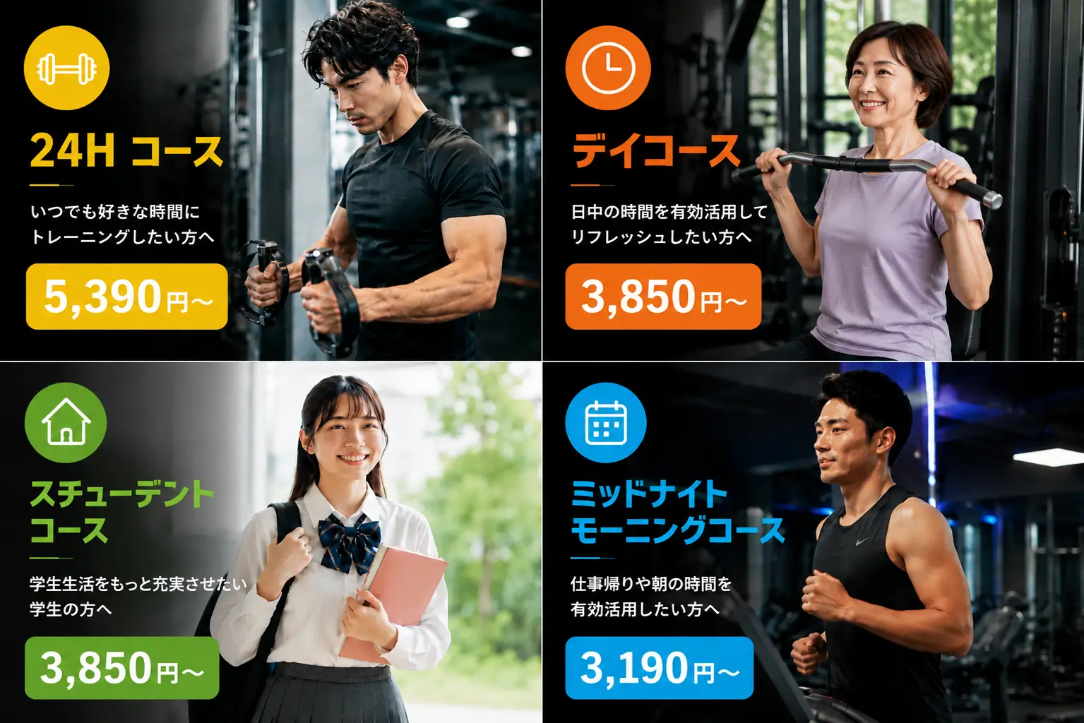 ライフスタイルに合わせて選べる料金プラン